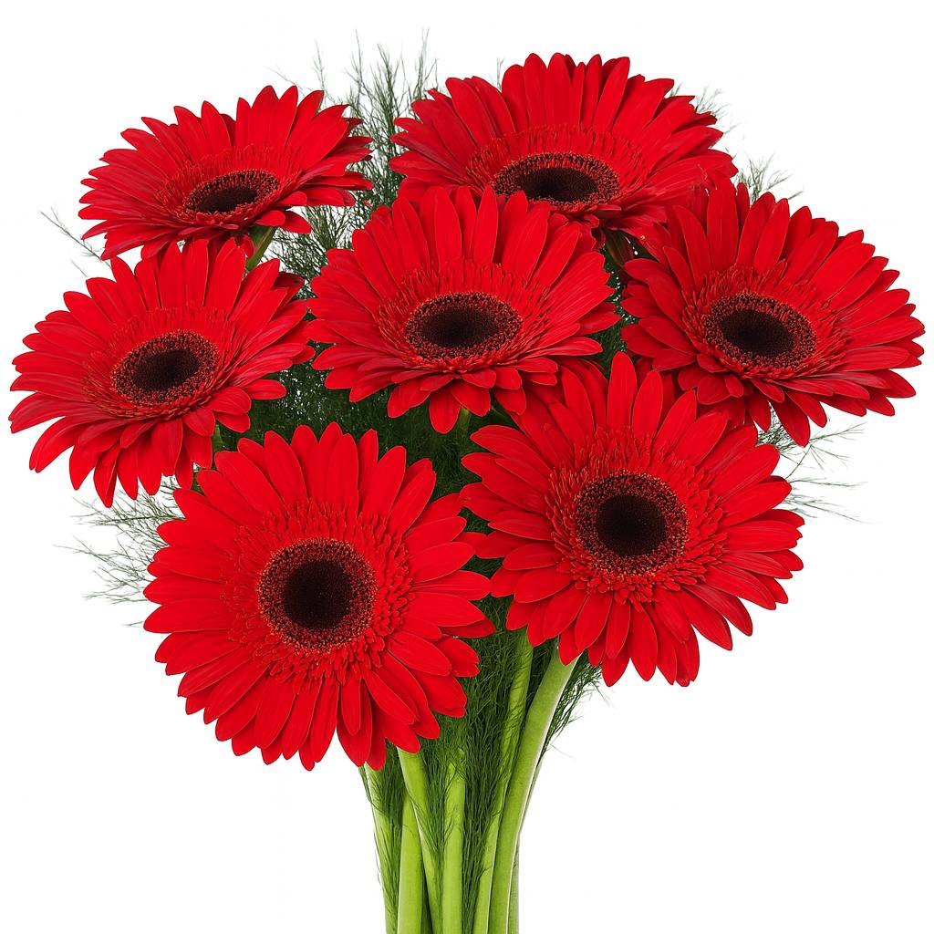 Vazoda Kırmızı Gerbera - Görsel 2