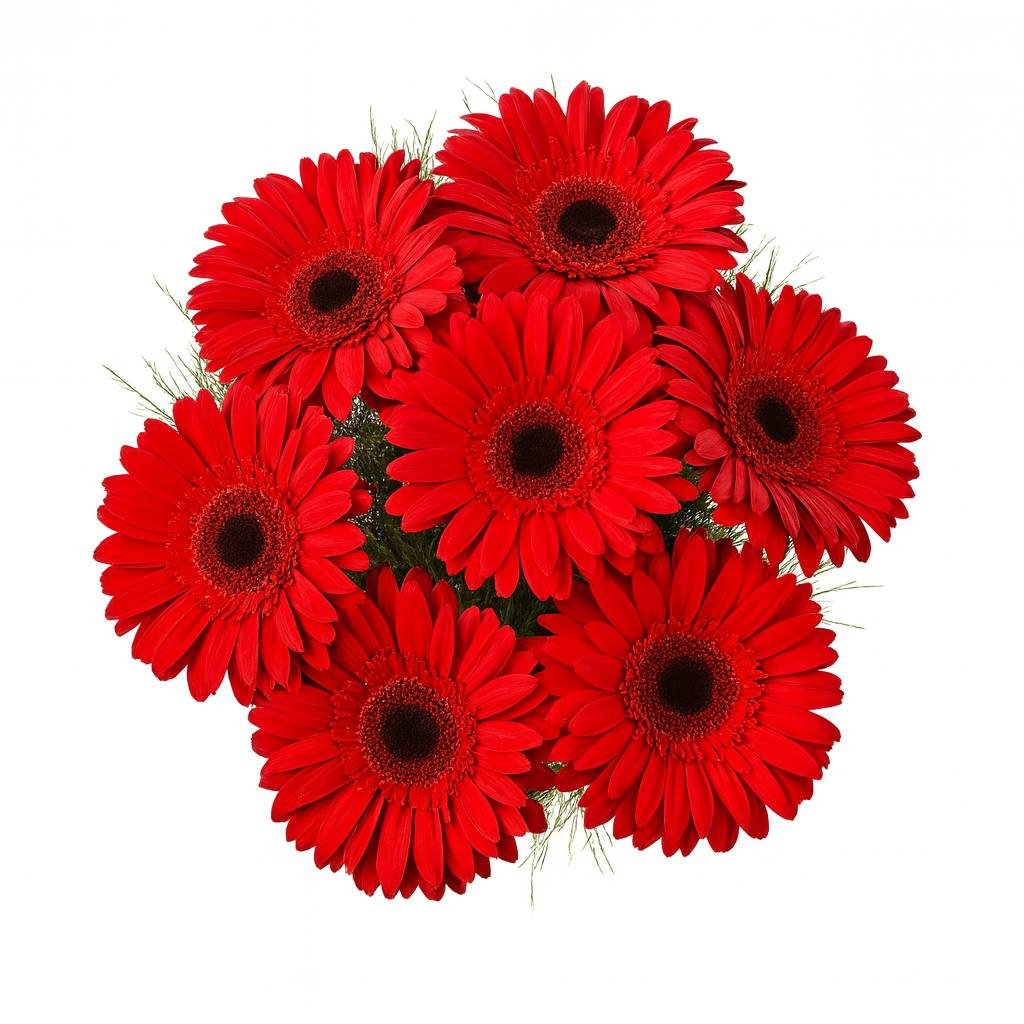 Vazoda Kırmızı Gerbera - Görsel 3