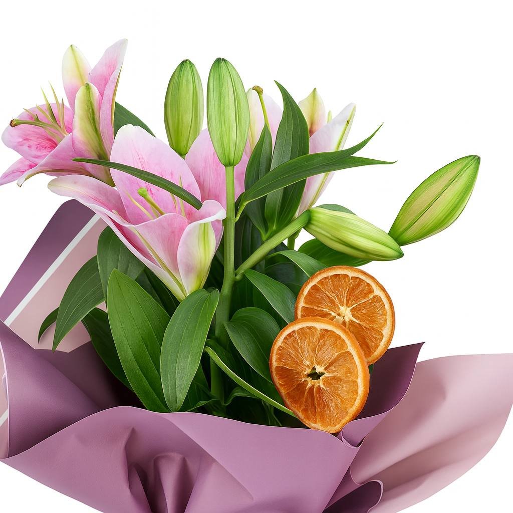 Pembe Saksı Lilyum - Görsel 2